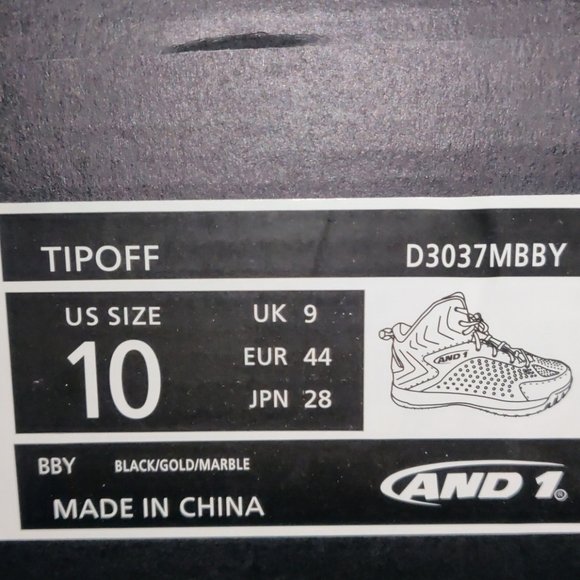 And 1 TIPOFF ATLETICS SHOES Men's - Picture 13 of 14